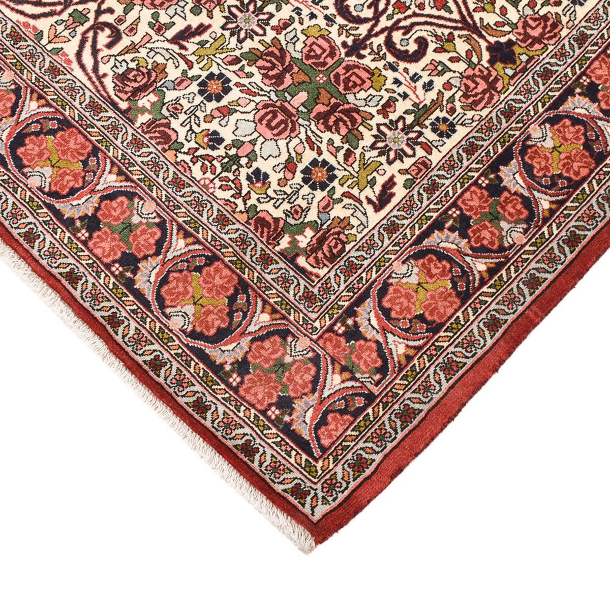 Alfombra persa - Bidjar - 214 x 142 cm - crema