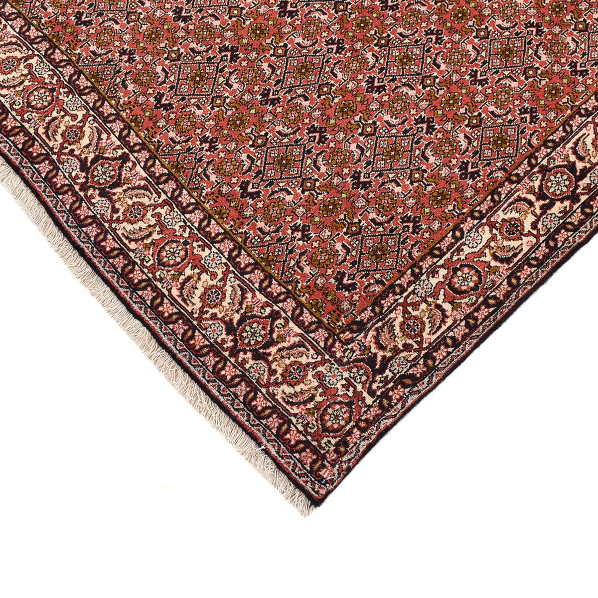 Alfombra persa - Bidjar - 218 x 128 cm - óxido