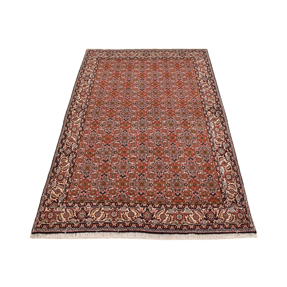 Alfombra persa - Bidjar - 218 x 128 cm - óxido