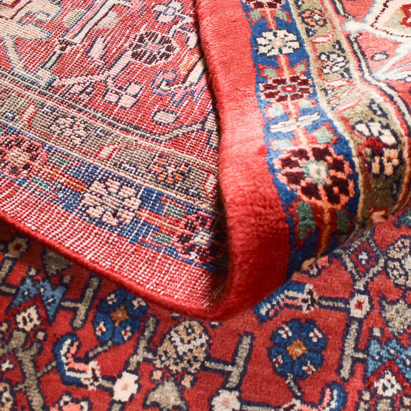 Alfombra persa - Bidjar - 286 x 201 cm - rojo