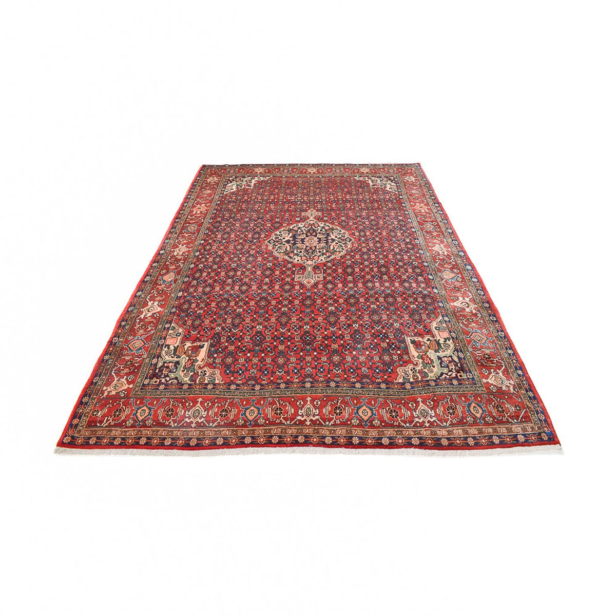 Alfombra persa - Bidjar - 286 x 201 cm - rojo