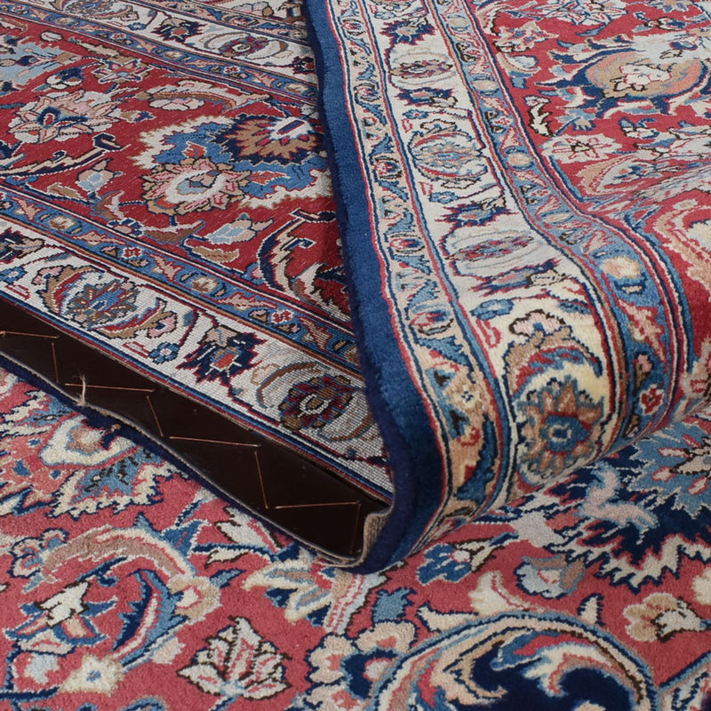 Alfombra persa - Clásica - Real - 408 x 300 cm - azul oscuro