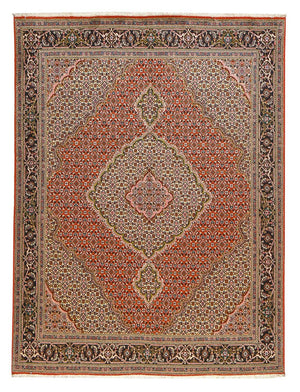 Alfombra Persa - Tabriz - Real - 200 x 152 cm - rojo