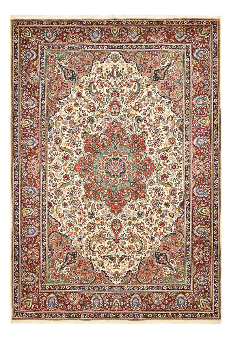 Alfombra Persa - Tabriz - Real - 367 x 252 cm - beige