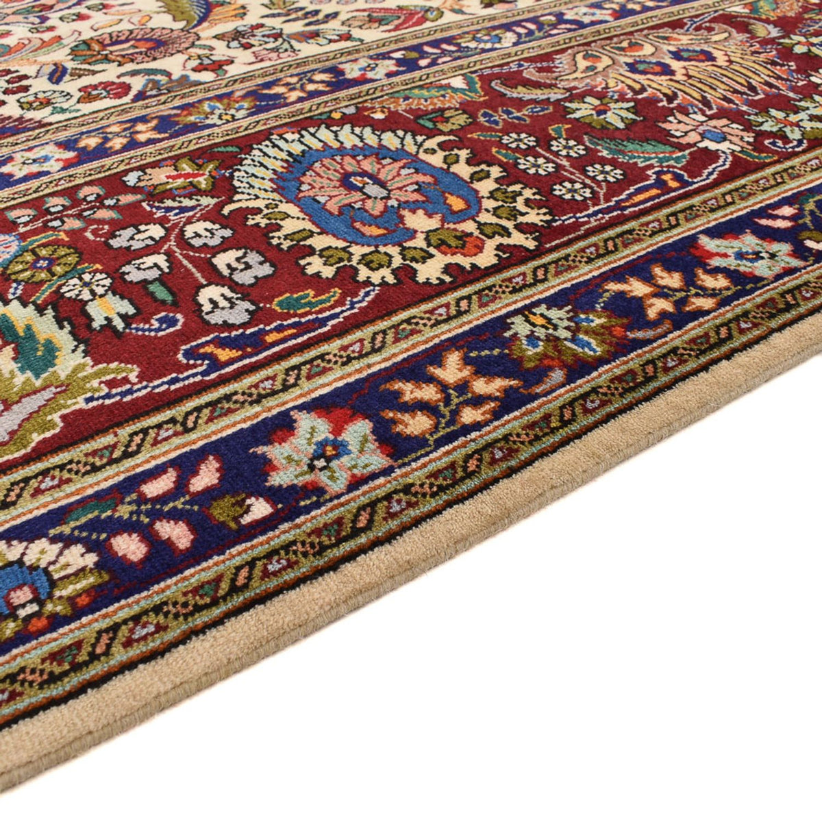 Alfombra Persa - Tabriz - Real - 367 x 252 cm - beige