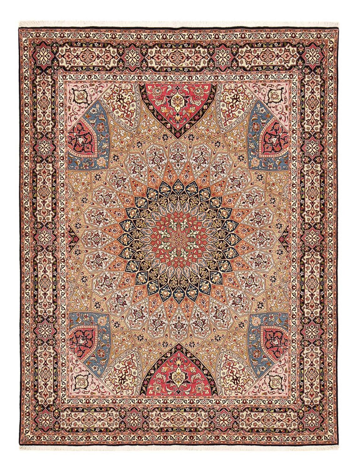 Alfombra Persa - Tabriz - Real - 260 x 200 cm - beige