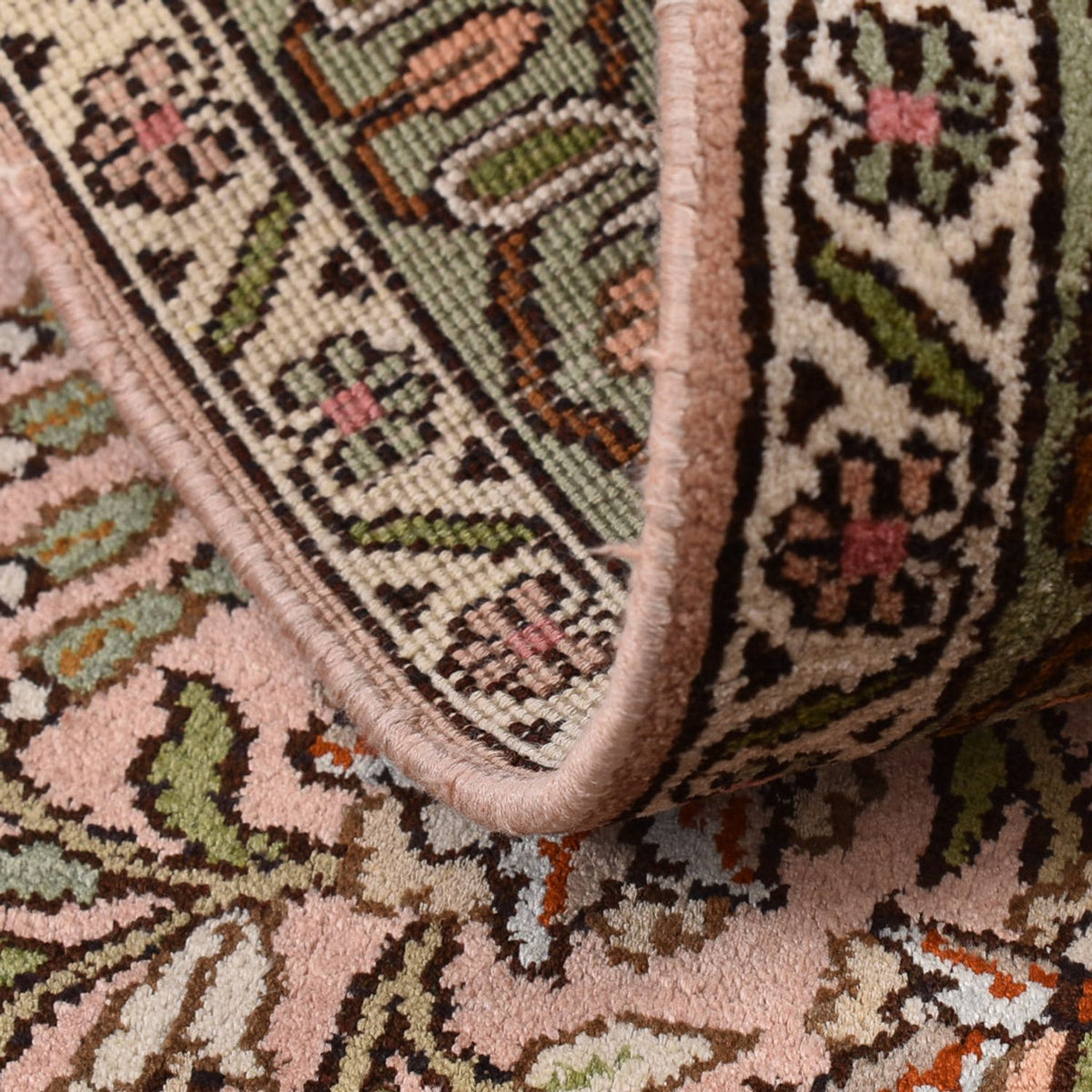 Alfombra persa - Nómada - 128 x 79 cm - beige claro