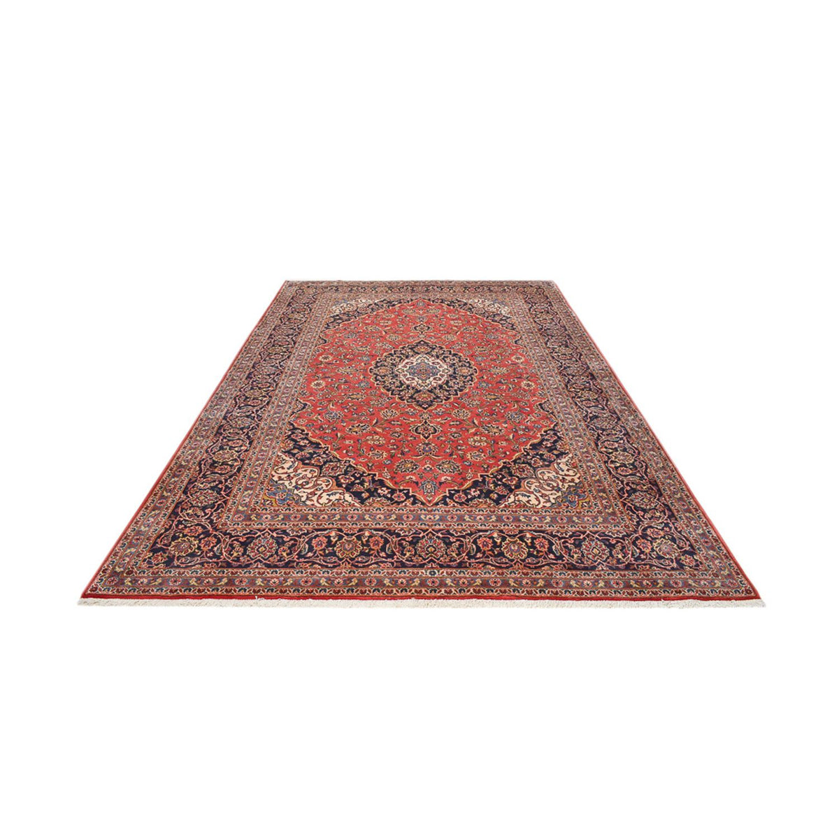 Alfombra persa - Keshan - 360 x 245 cm - rojo