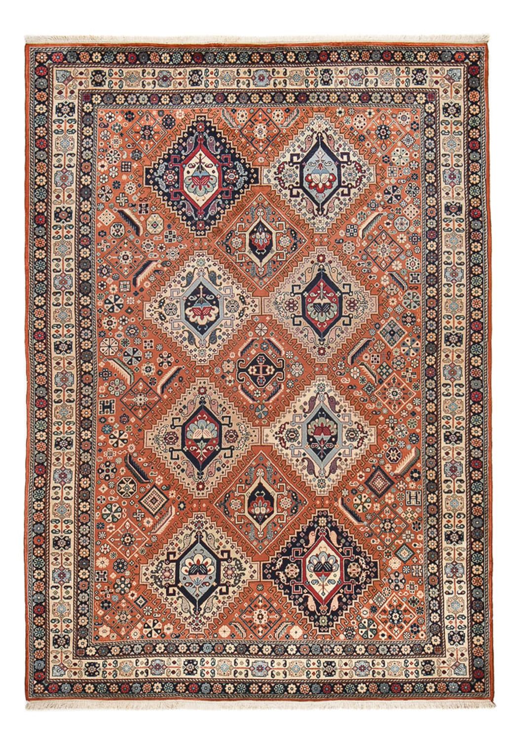 Alfombra persa - Nómada - 298 x 198 cm - multicolor
