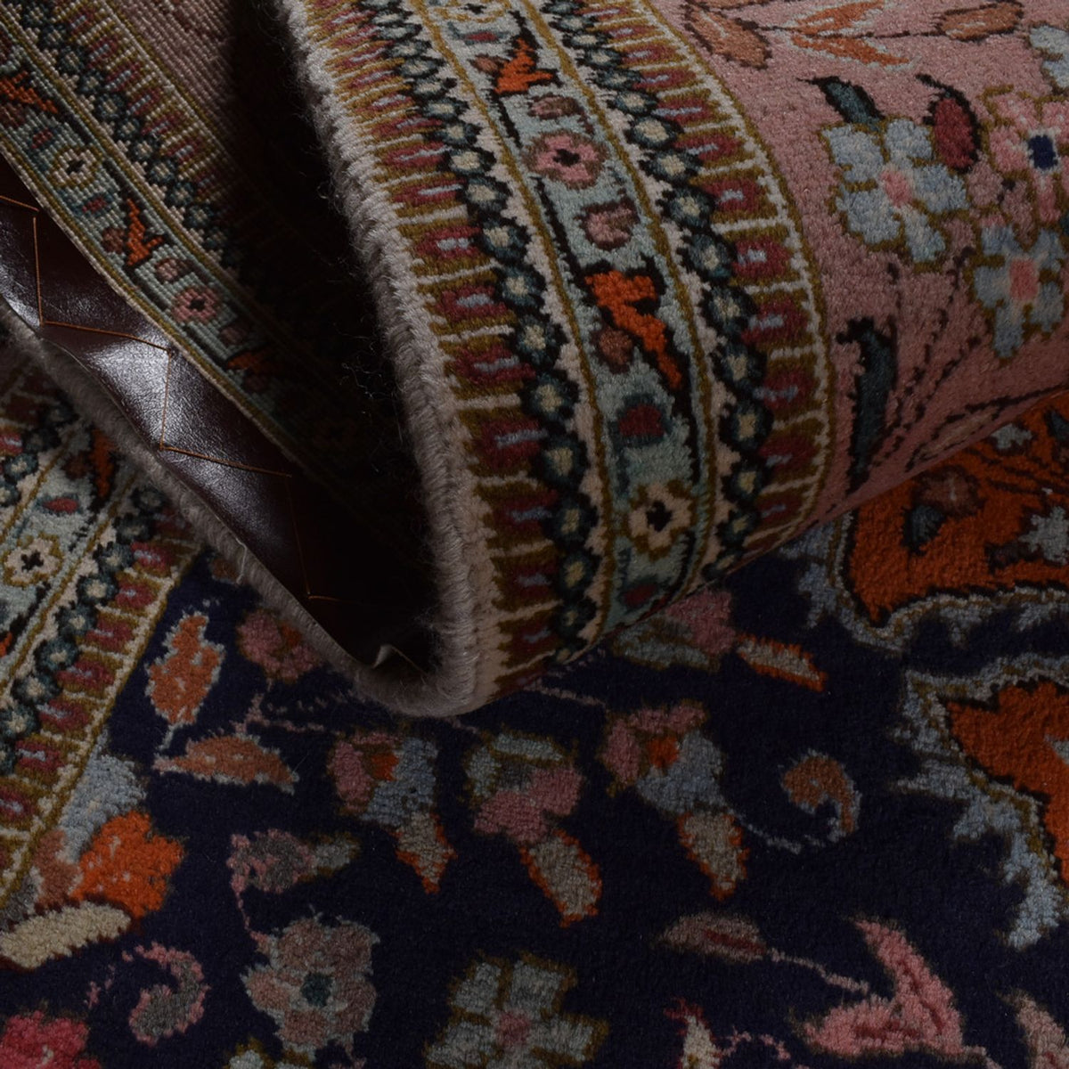 Alfombra persa - Clásica - 307 x 205 cm - azul oscuro