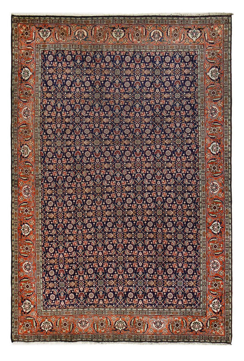 Alfombra persa - Tabriz - 289 x 198 cm - azul oscuro