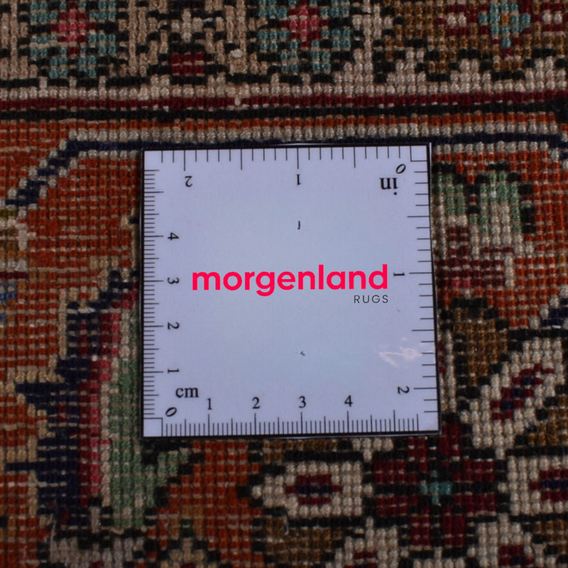 Alfombra persa - Tabriz - 289 x 198 cm - azul oscuro