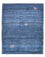 Alfombra Gabbeh - Loribaft Persa - 143 x 119 cm - azul oscuro