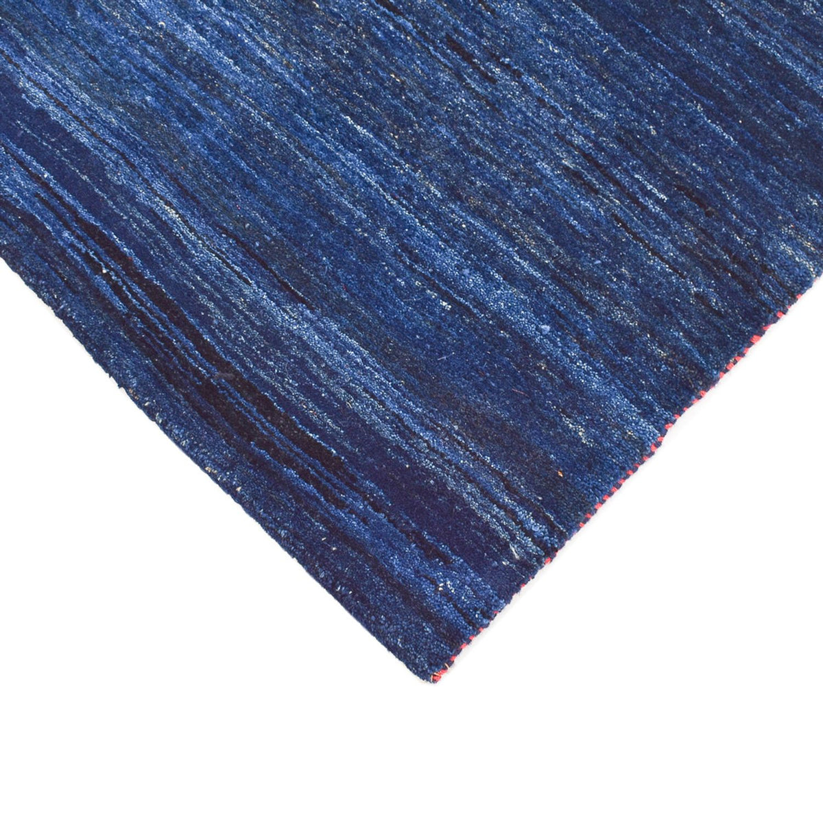Alfombra Gabbeh - Loribaft Persa - 143 x 119 cm - azul oscuro