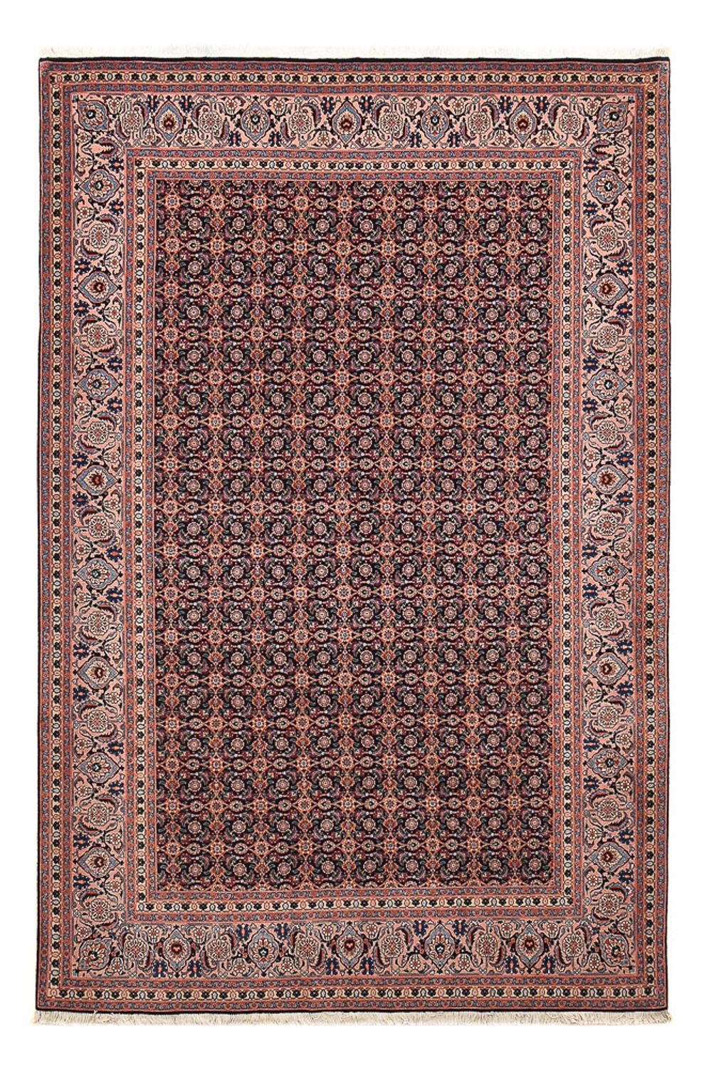 Alfombra Persa - Tabriz - Real - 293 x 190 cm - rojo claro