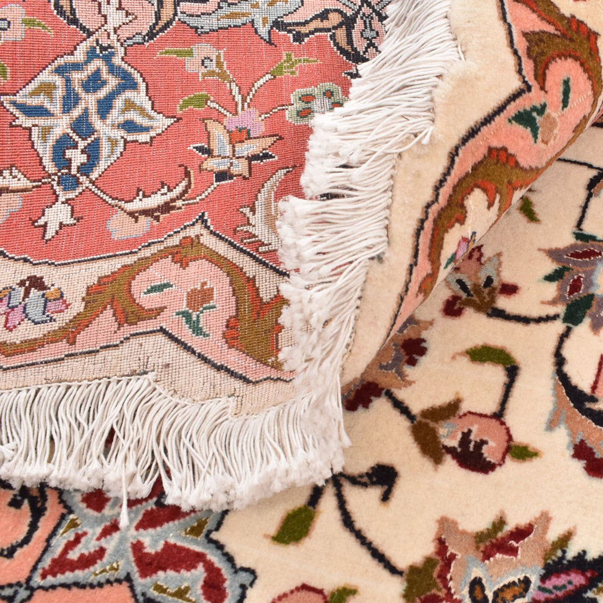 Alfombra Persa - Tabriz - Real redondo  - 200 x 200 cm - multicolor