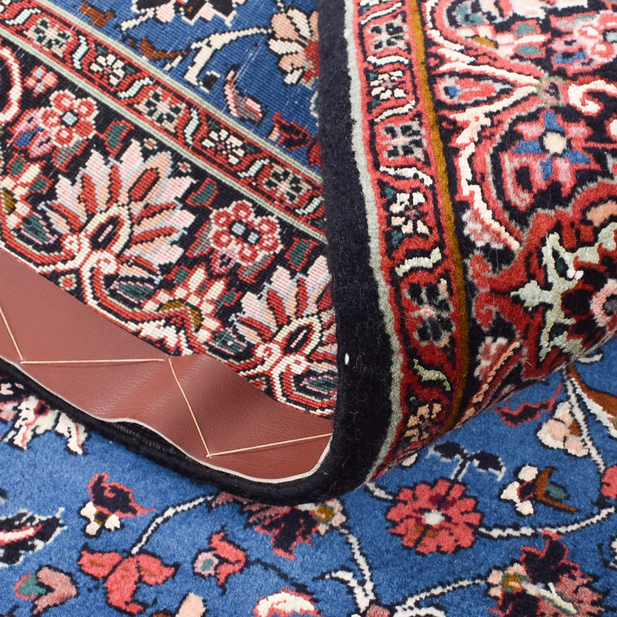 Alfombra persa - Bidjar - 180 x 111 cm - azul