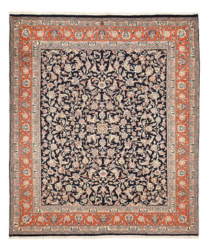 Alfombra persa - Clásica - 296 x 247 cm - azul oscuro