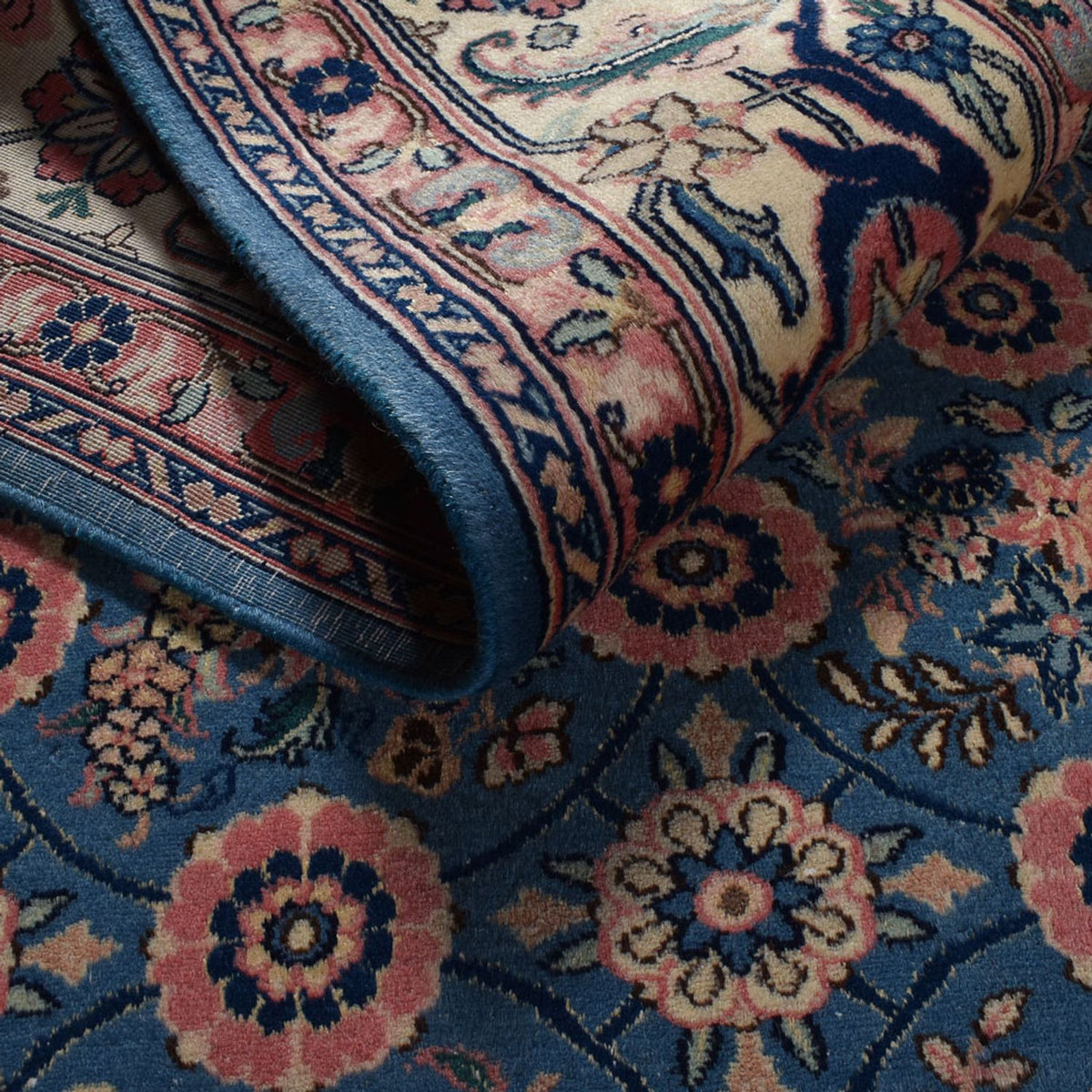 Alfombra persa - Nómada - 286 x 198 cm - azul