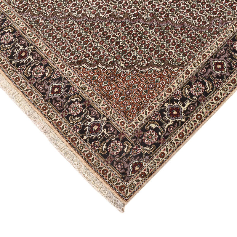 Alfombra Persa - Tabriz - Real cuadrado  - 202 x 200 cm - marrón
