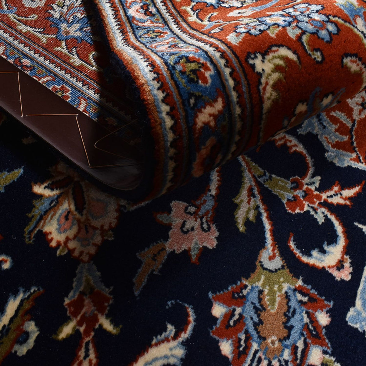 Alfombra persa - Clásica - 265 x 201 cm - azul oscuro