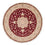 Alfombra Persa - Tabriz - Real redondo  - 245 x 245 cm - rojo