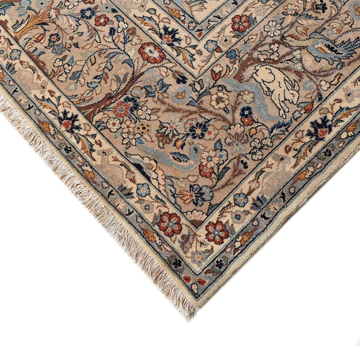 Alfombra persa - Keshan - 342 x 247 cm - arena