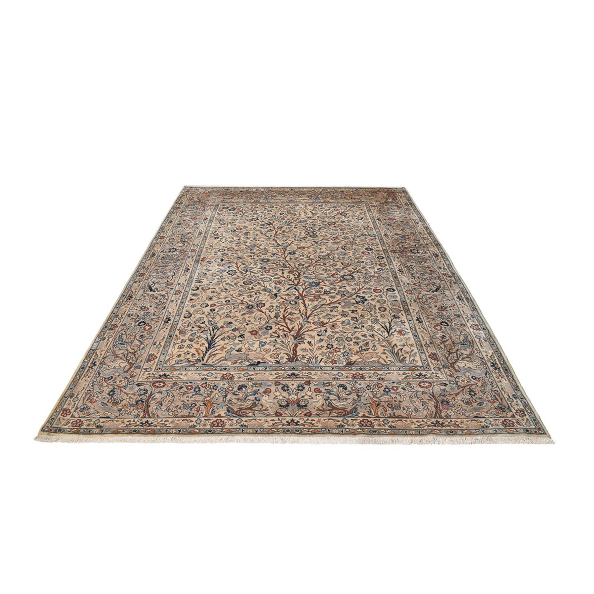 Alfombra persa - Keshan - 342 x 247 cm - arena
