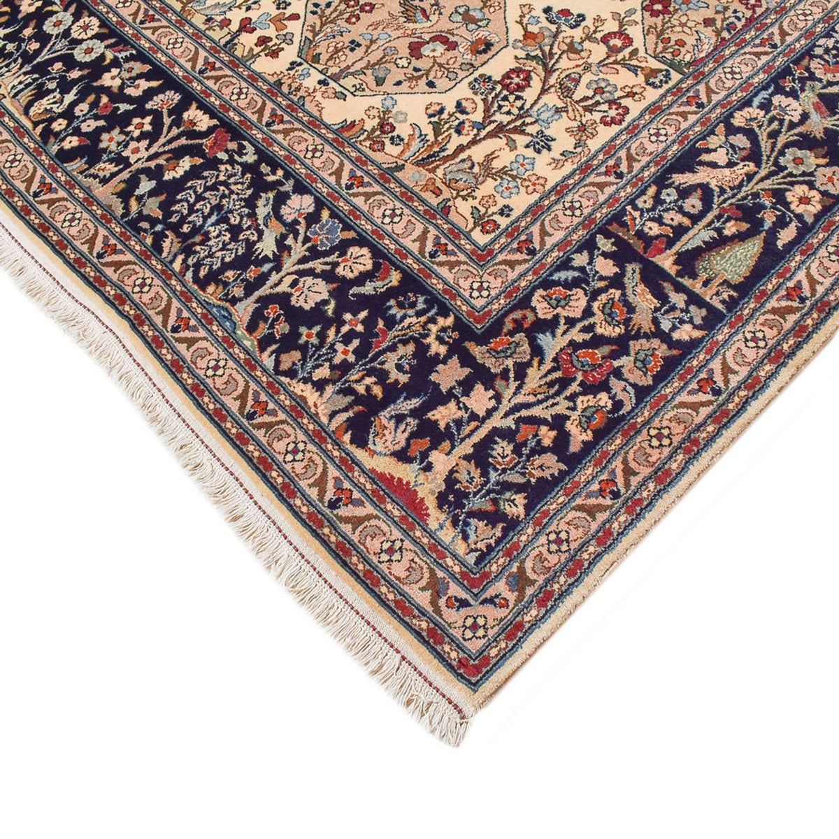 Alfombra persa - Keshan - 355 x 245 cm - arena