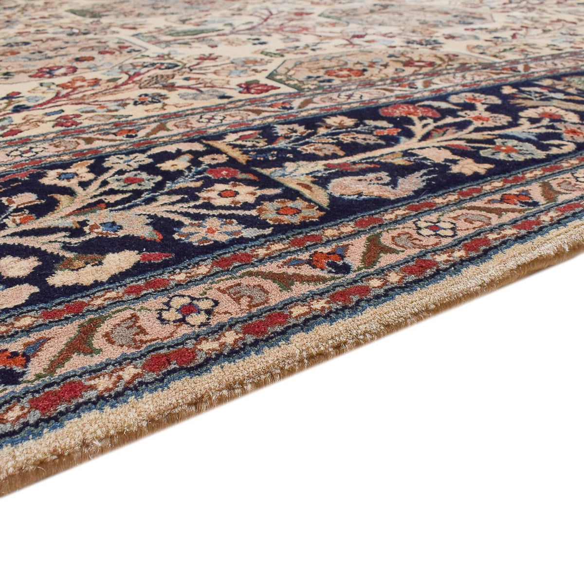 Alfombra persa - Keshan - 355 x 245 cm - arena
