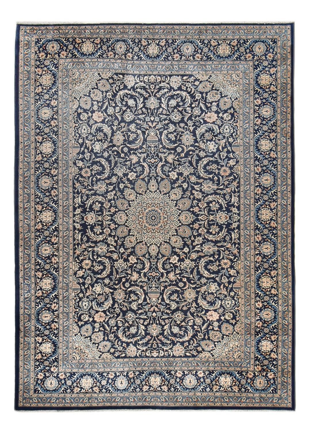 Alfombra persa - Clásica - 346 x 248 cm - azul oscuro
