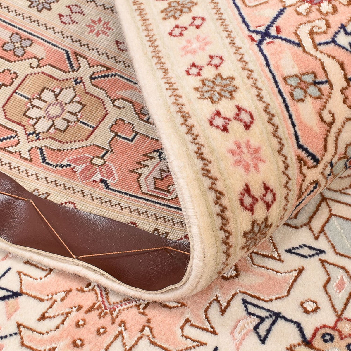 Alfombra Persa - Tabriz - Real - 151 x 106 cm - beige claro