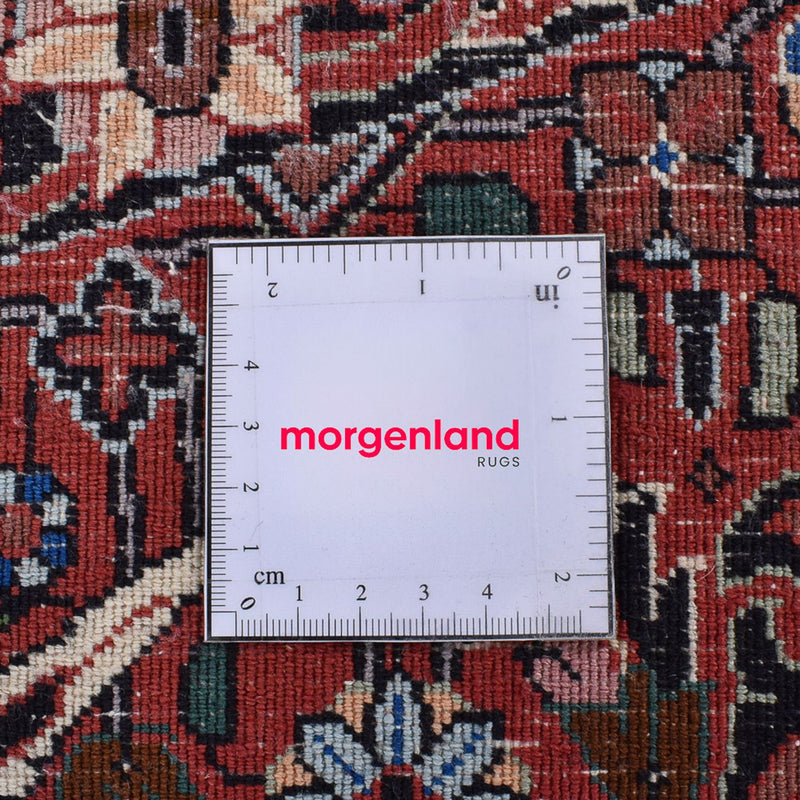 Alfombra persa - Bidjar redondo  - 300 x 300 cm - rojo claro