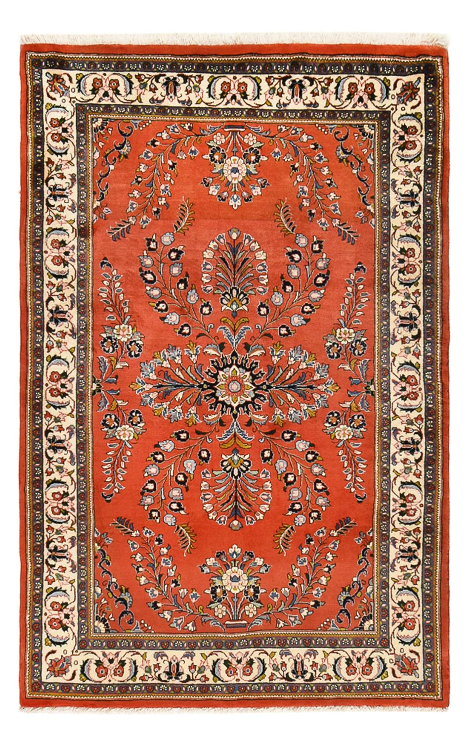 Alfombra persa - Clásica - 202 x 130 cm - rojo