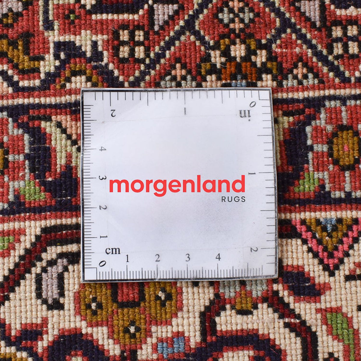 Alfombra de pasillo Alfombra persa - Bidjar - 398 x 200 cm - óxido