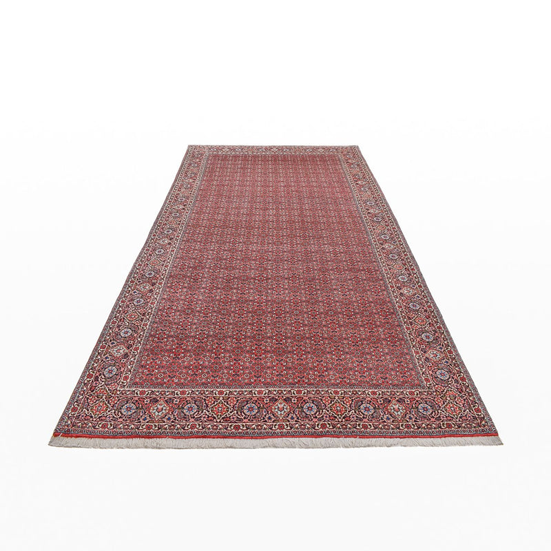 Alfombra de pasillo Alfombra persa - Bidjar - 395 x 202 cm - óxido