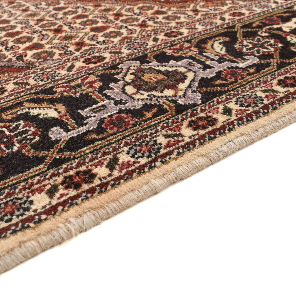 Alfombra Persa - Tabriz - Real cuadrado  - 203 x 195 cm - beige oscuro