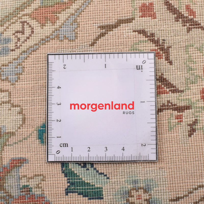 Alfombra Persa - Tabriz - Real redondo  - 200 x 200 cm - arena