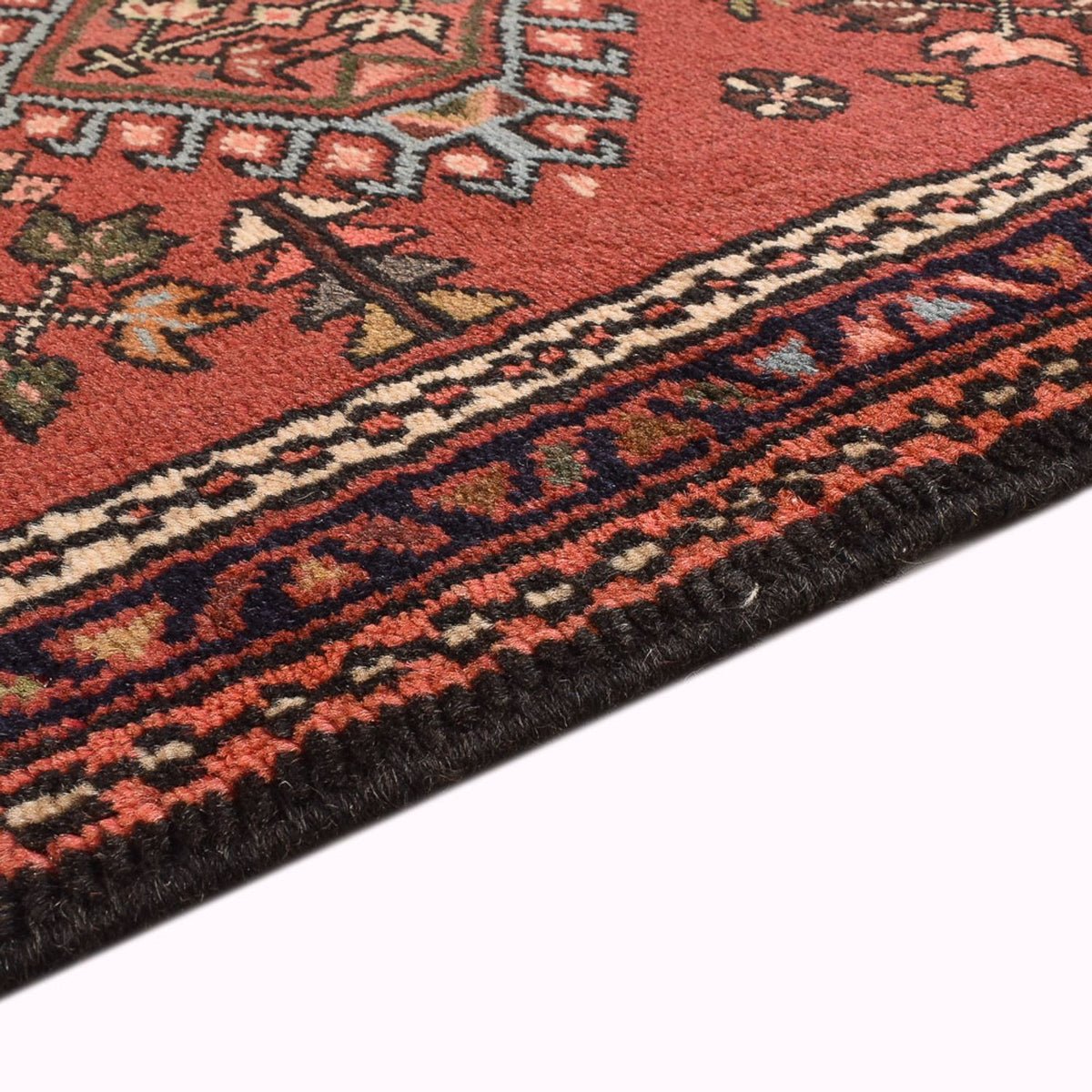 Alfombra de pasillo Alfombra persa - Nómada - 287 x 68 cm - rojo