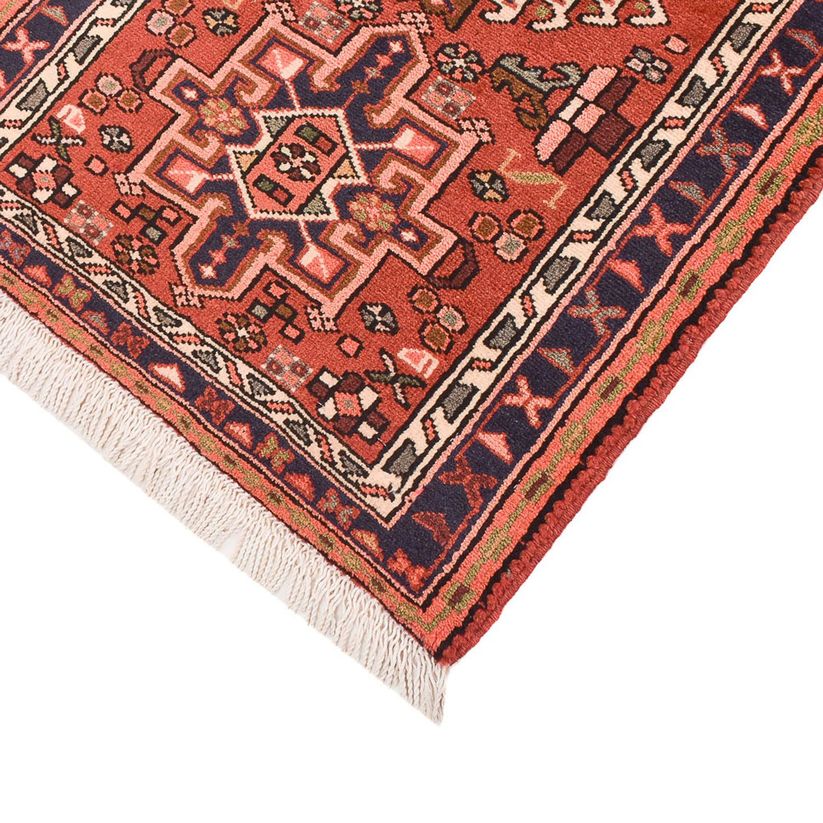 Alfombra de pasillo Alfombra persa - Nómada - 288 x 71 cm - rojo claro