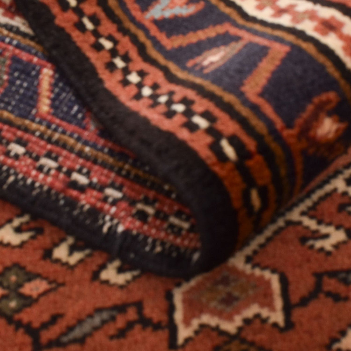 Alfombra de pasillo Alfombra persa - Nómada - 285 x 71 cm - rojo claro