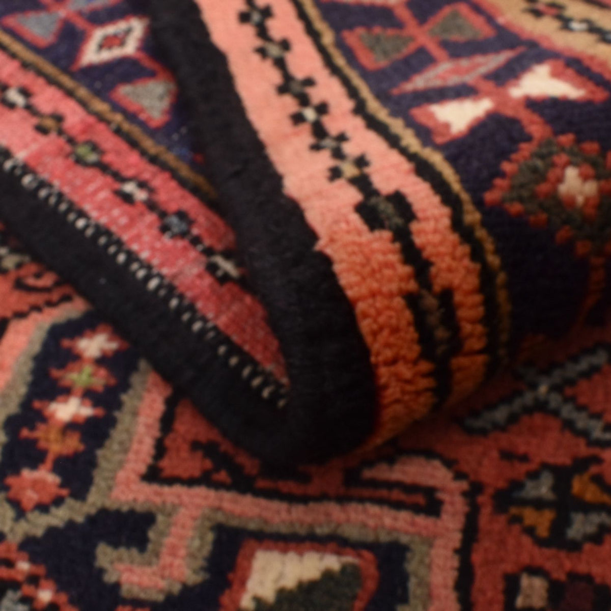 Alfombra de pasillo Alfombra persa - Nómada - 287 x 75 cm - rojo claro