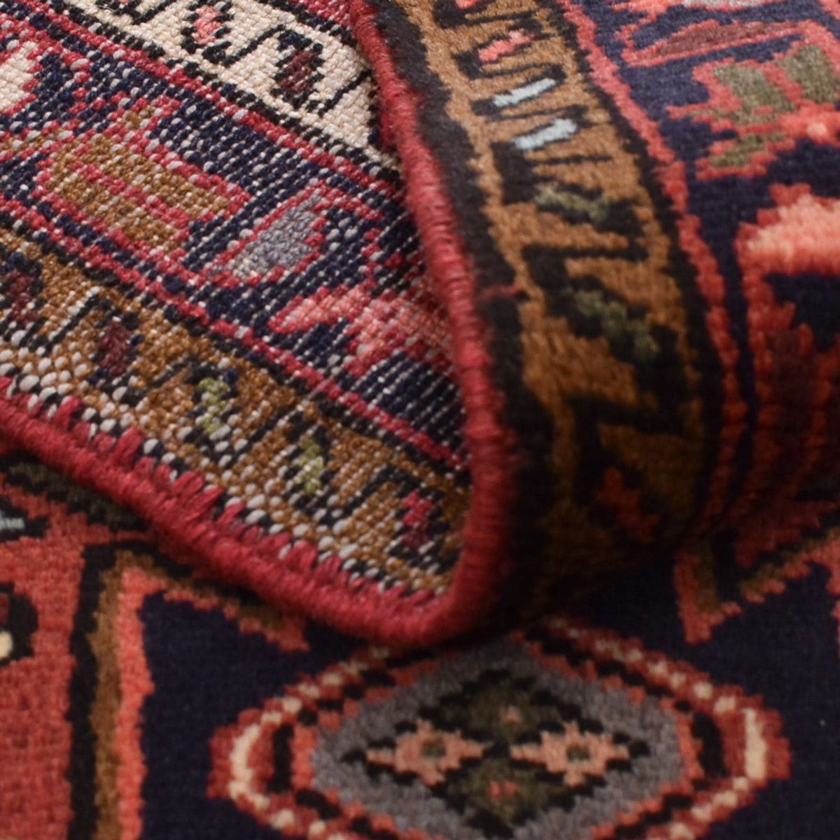 Alfombra de pasillo Alfombra persa - Nómada - 290 x 73 cm - rojo claro