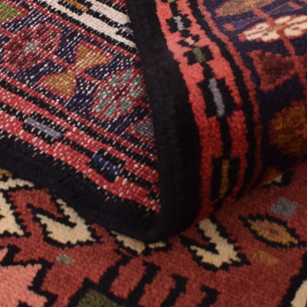 Alfombra de pasillo Alfombra persa - Nómada - 278 x 69 cm - rojo claro