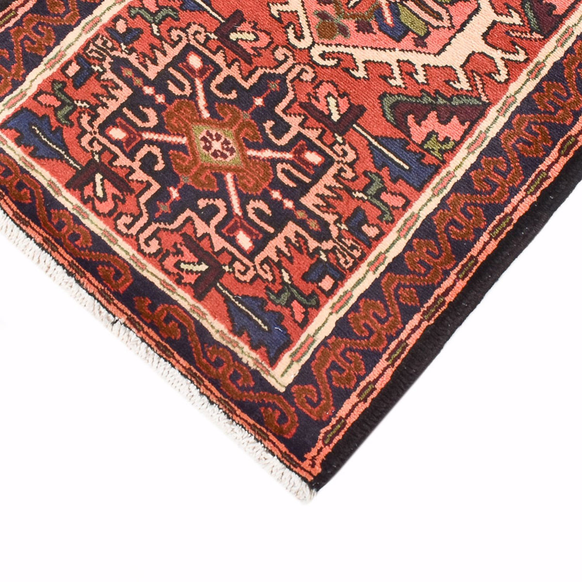 Alfombra de pasillo Alfombra persa - Nómada - 294 x 68 cm - rojo claro