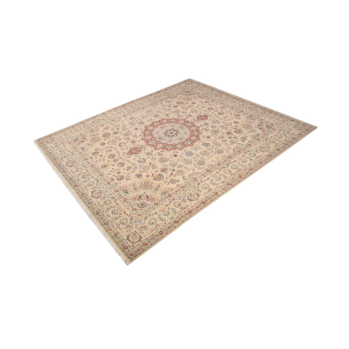 Alfombra Persa - Tabriz - Real - 349 x 298 cm - beige