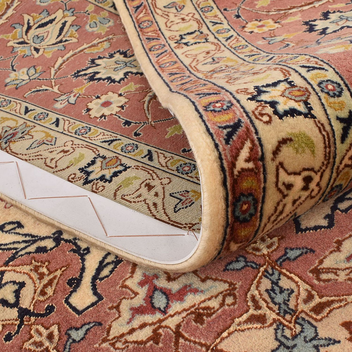 Alfombra Persa - Tabriz - Real - 358 x 250 cm - beige claro