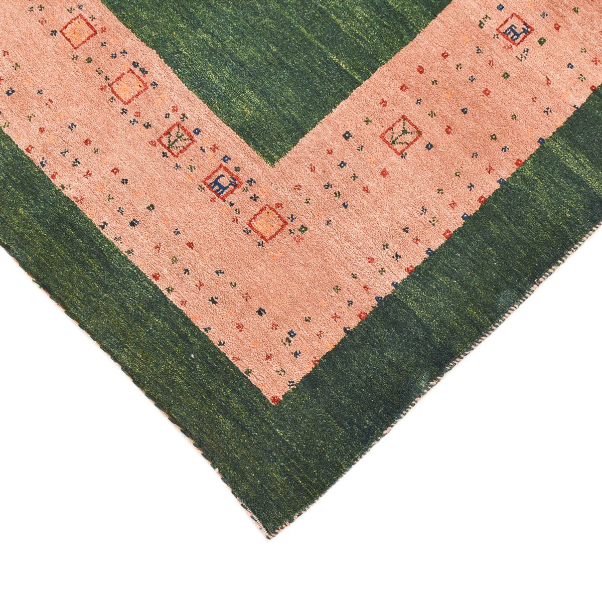 Alfombra Gabbeh - Loribaft Persa - 150 x 108 cm - multicolor