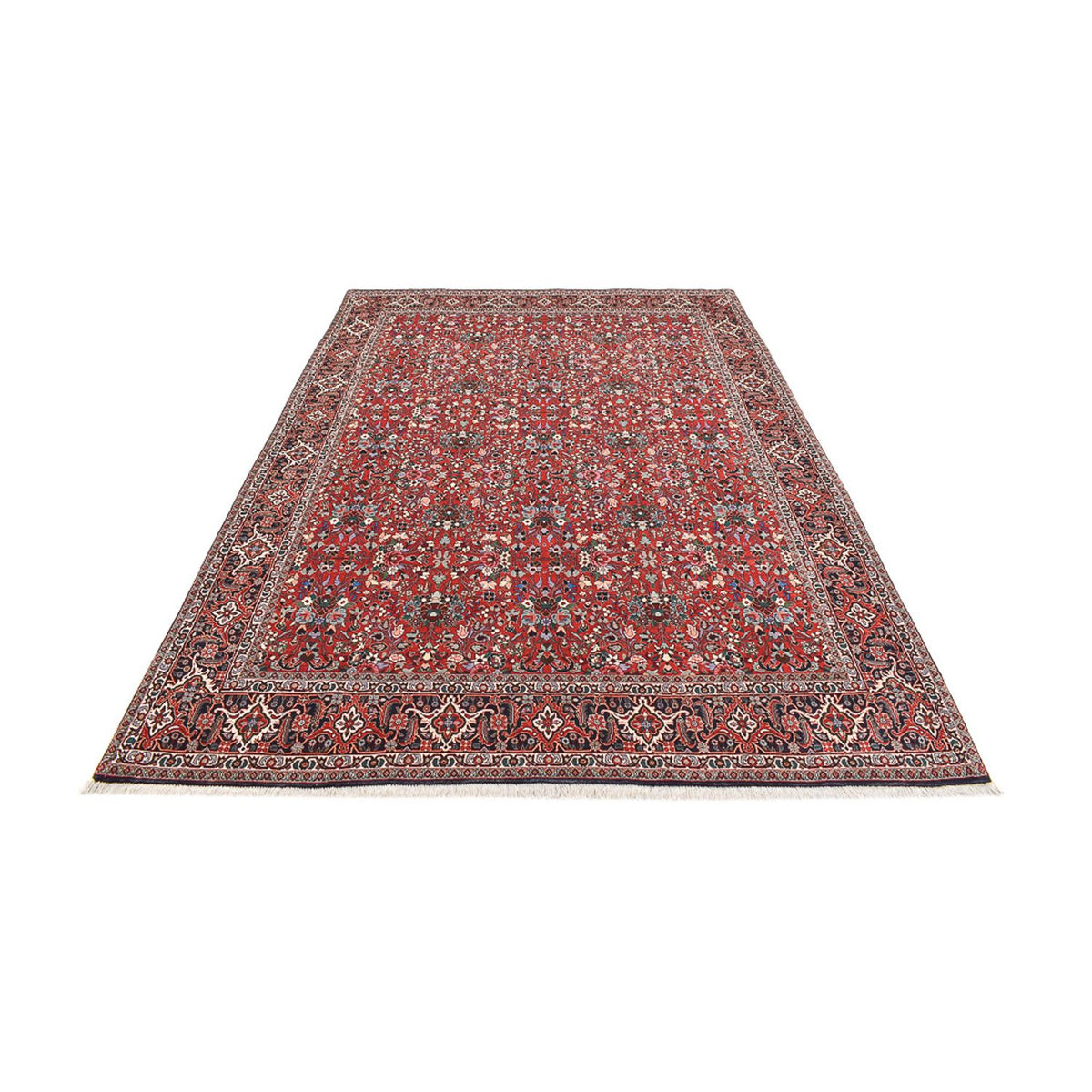 Alfombra persa - Bidjar - 297 x 206 cm - rojo