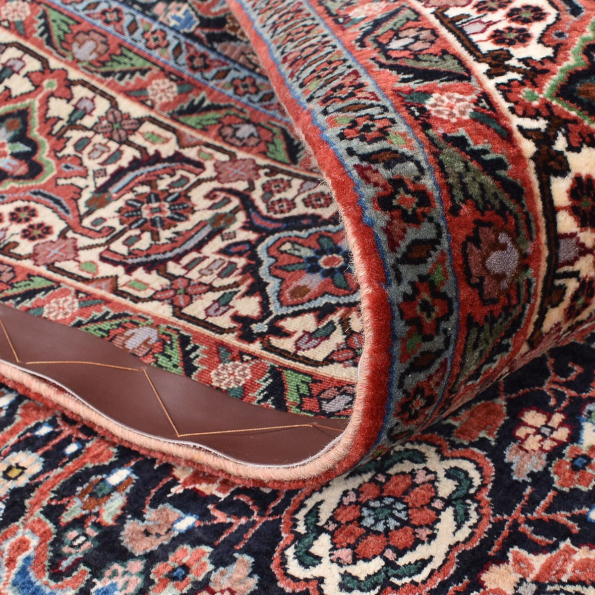 Alfombra persa - Bidjar - 250 x 203 cm - óxido